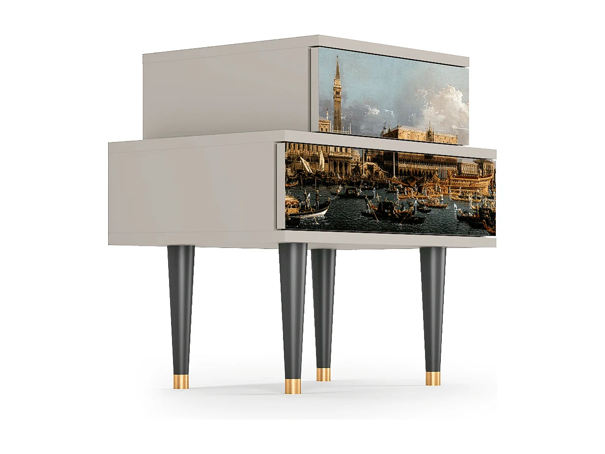 Nachtkastje - 58х58х41 cm - NS1 - The Bucintoro, Zand