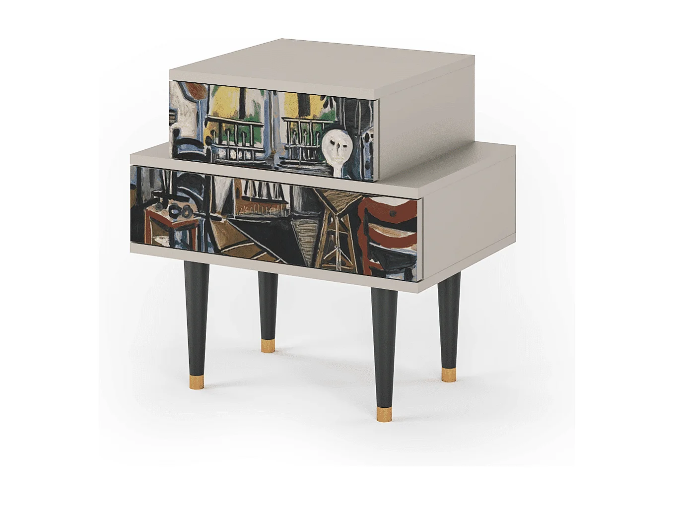 Nachttisch - 58х58х41 cm - NS1 - The Studio , Sand