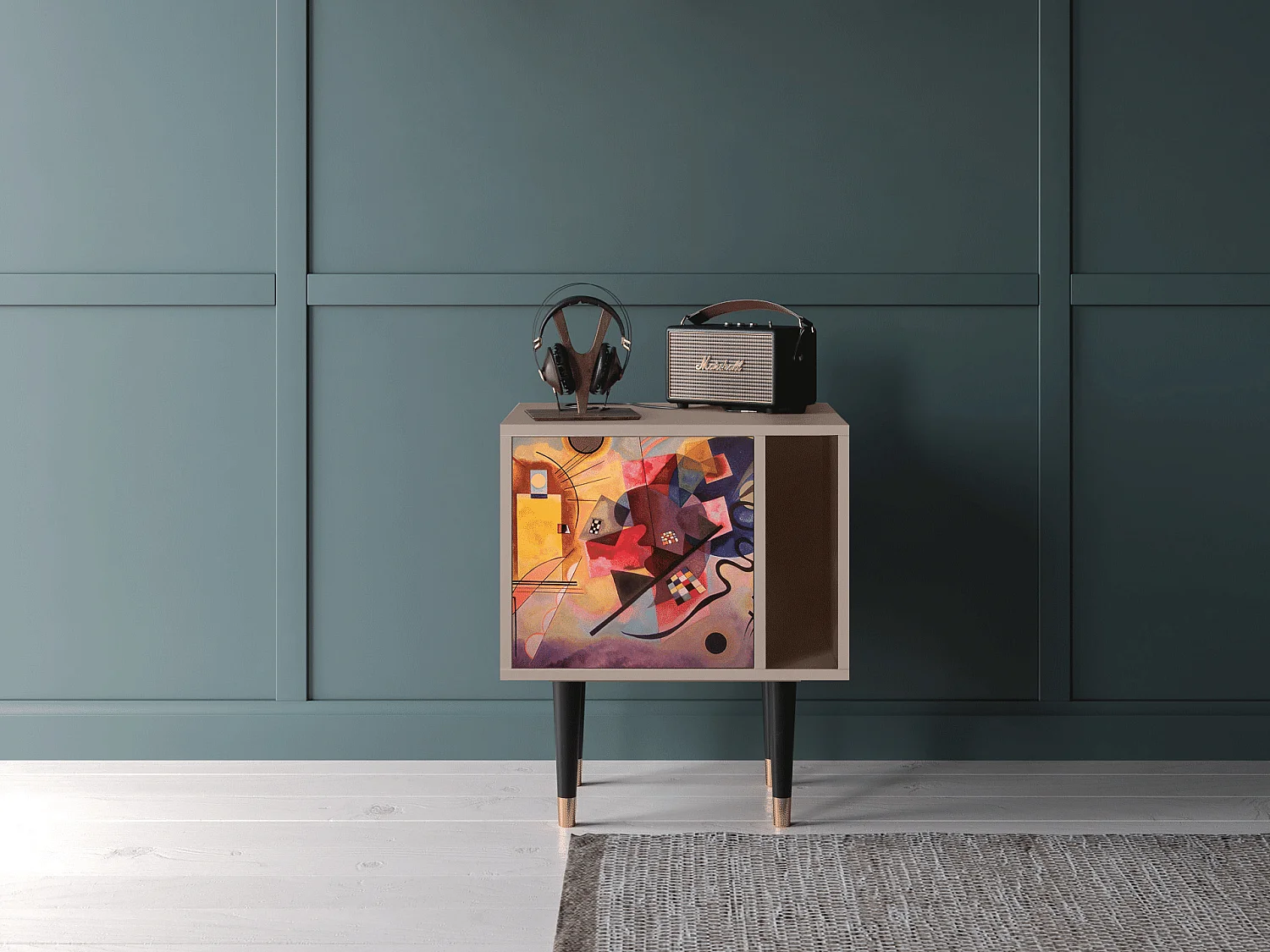 Nachttisch - 57х69х48 cm - S2 - Modern Art, Latte