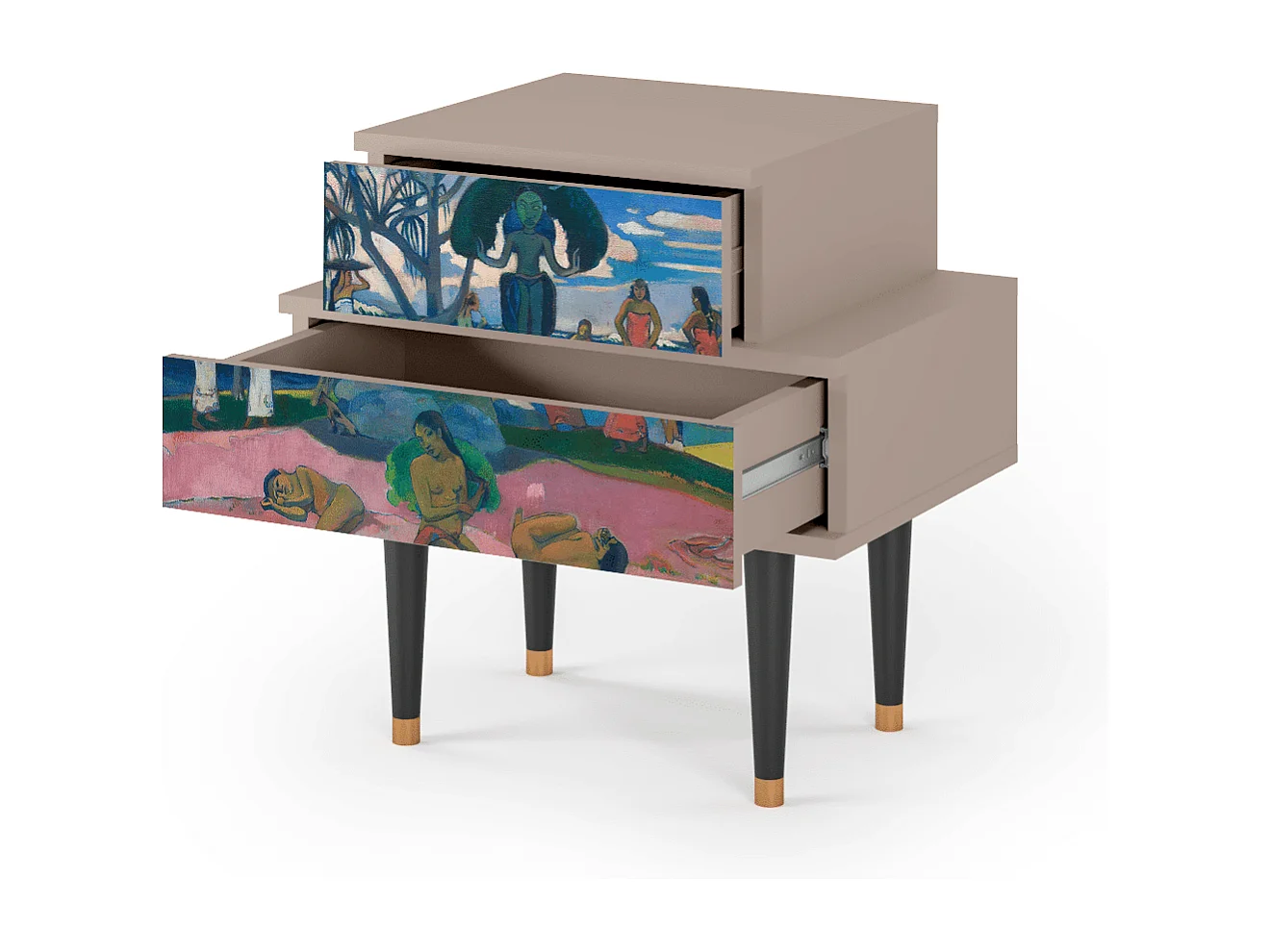 Table de nuit - 58х58х41 cm - NS1 - Day of the God, Latte