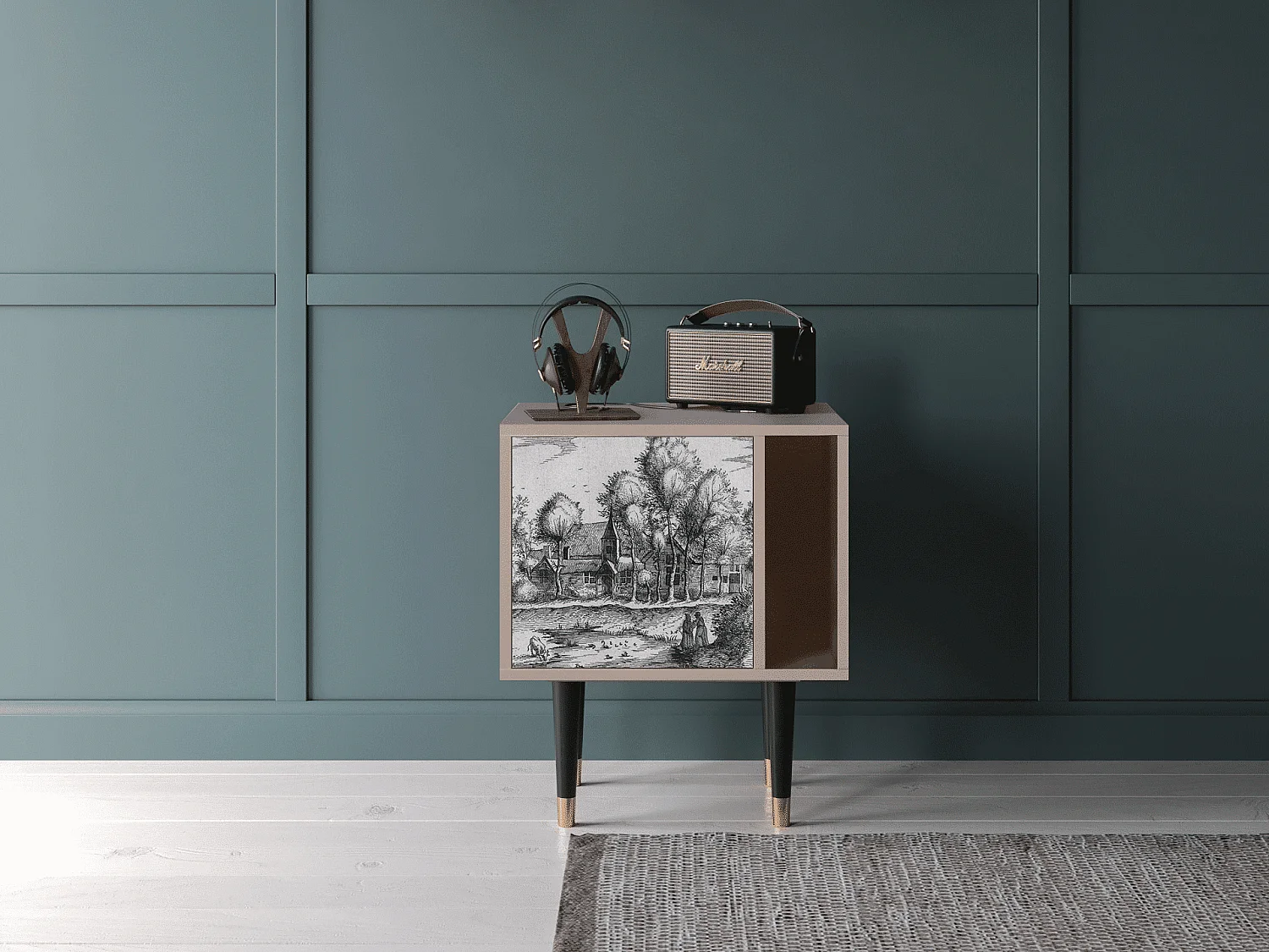 Nachttisch - 57х69х48 cm - S2 - A Pond, Latte