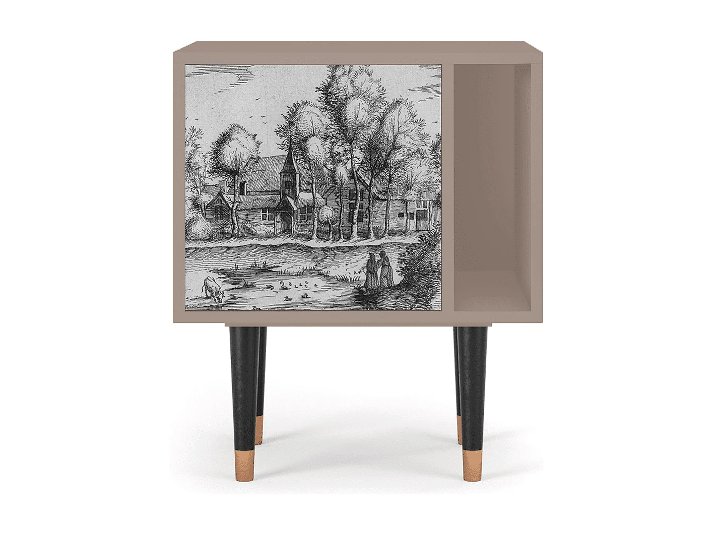 Nachttisch - 57х69х48 cm - S2 - A Pond, Latte