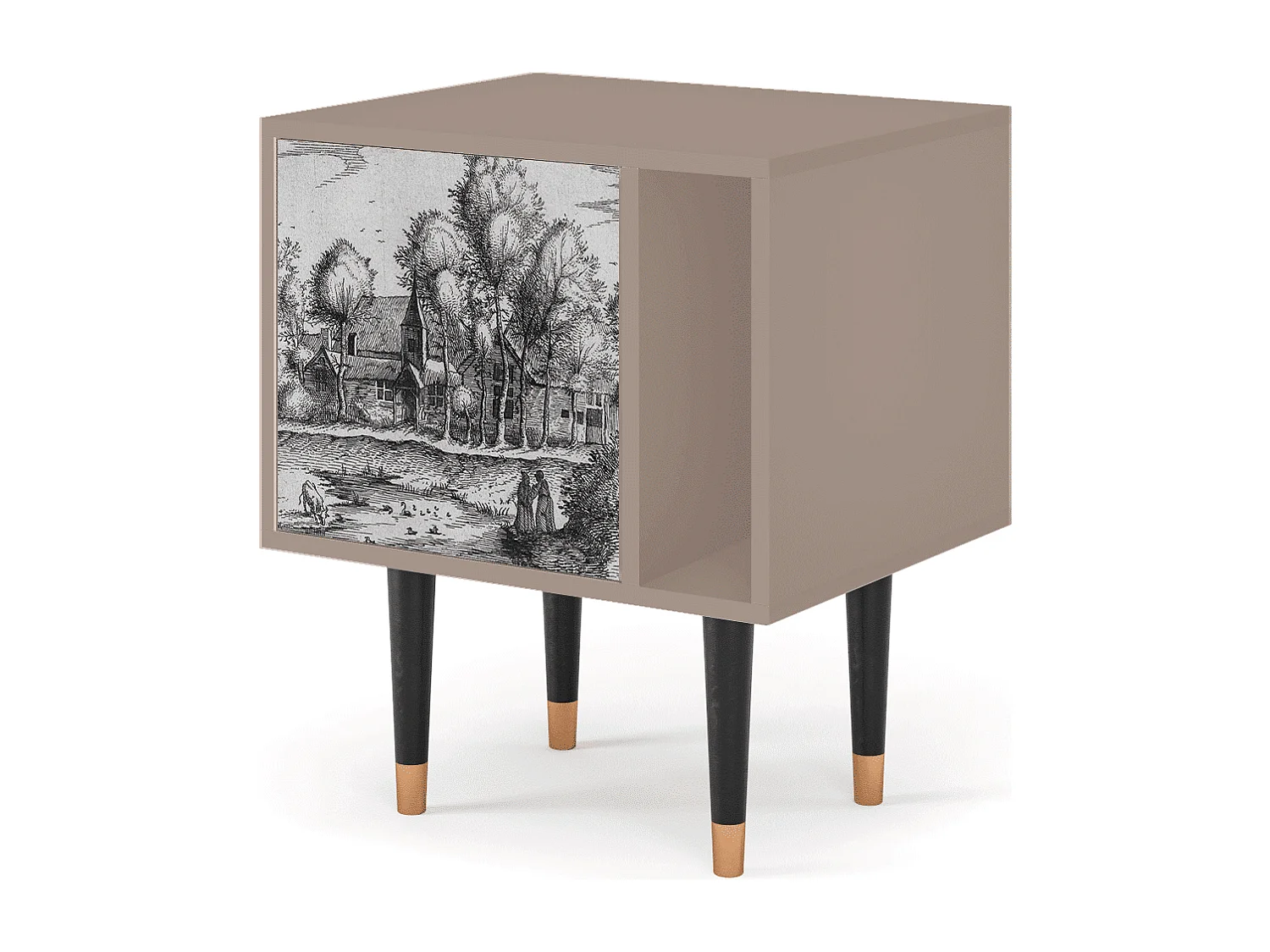 Nachttisch - 57х69х48 cm - S2 - A Pond, Latte