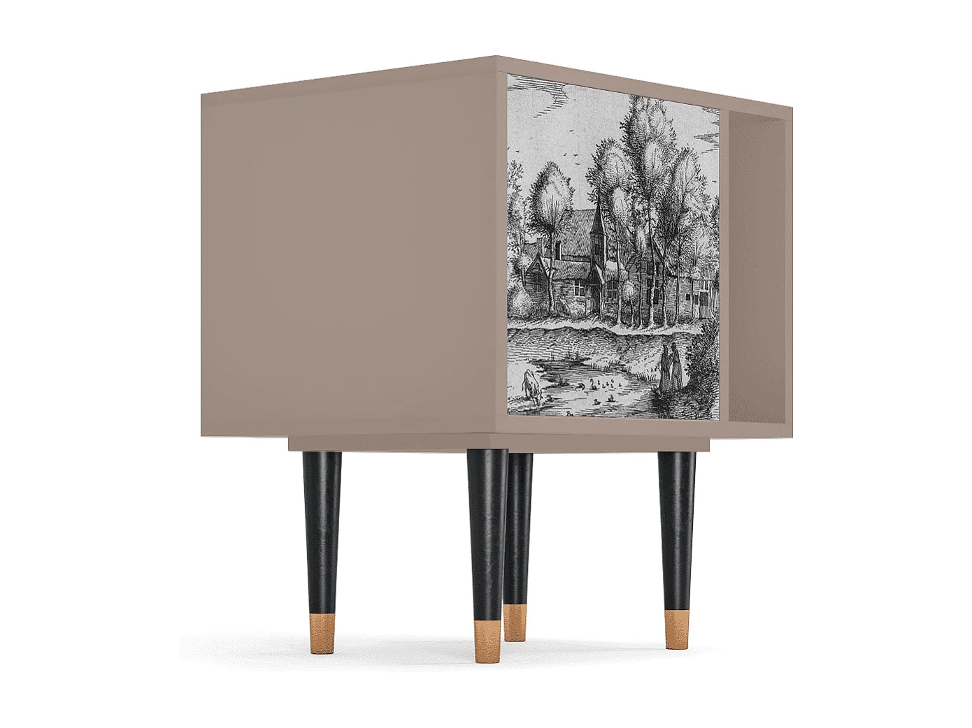 Nachttisch - 57х69х48 cm - S2 - A Pond, Latte