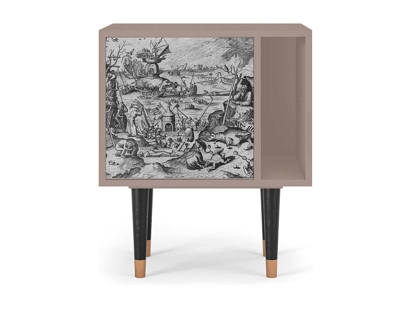 Criado-mudo - 57х69х48 cm - S2 - The Temptation, Latte