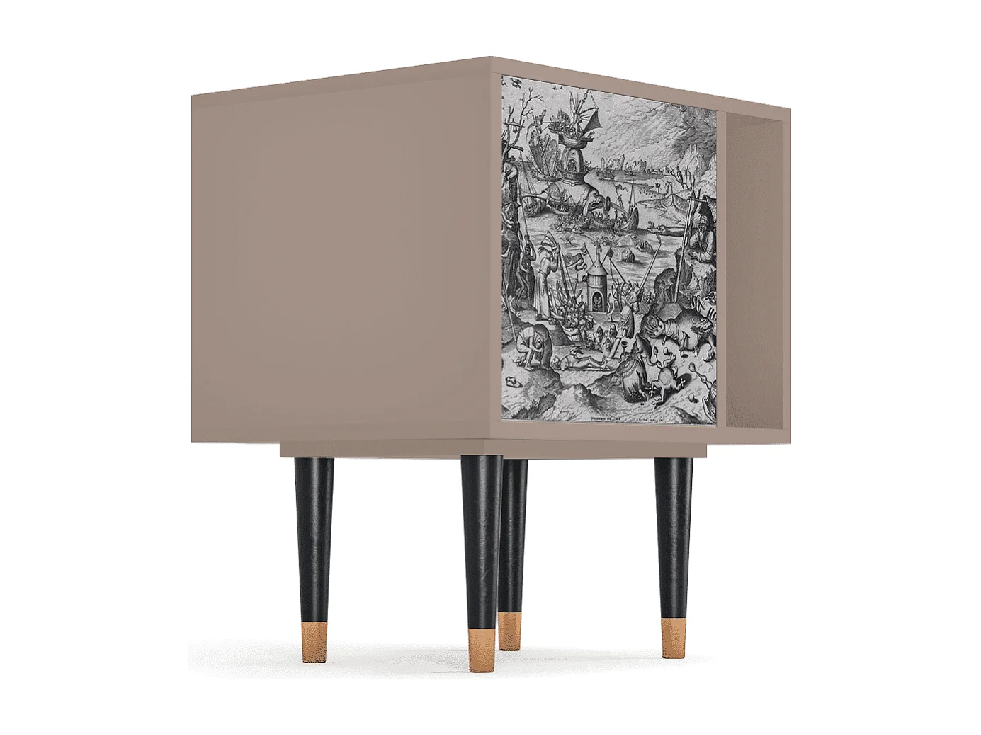 Criado-mudo - 57х69х48 cm - S2 - The Temptation, Latte