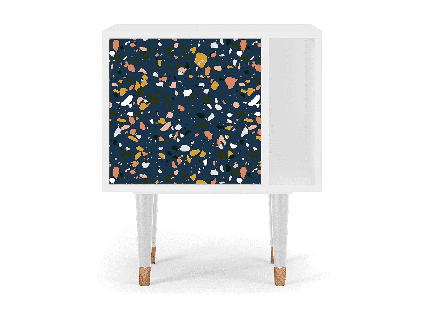 Comodino - 57х69х48 cm - S2 - Night Sky Langhterns, Bianco