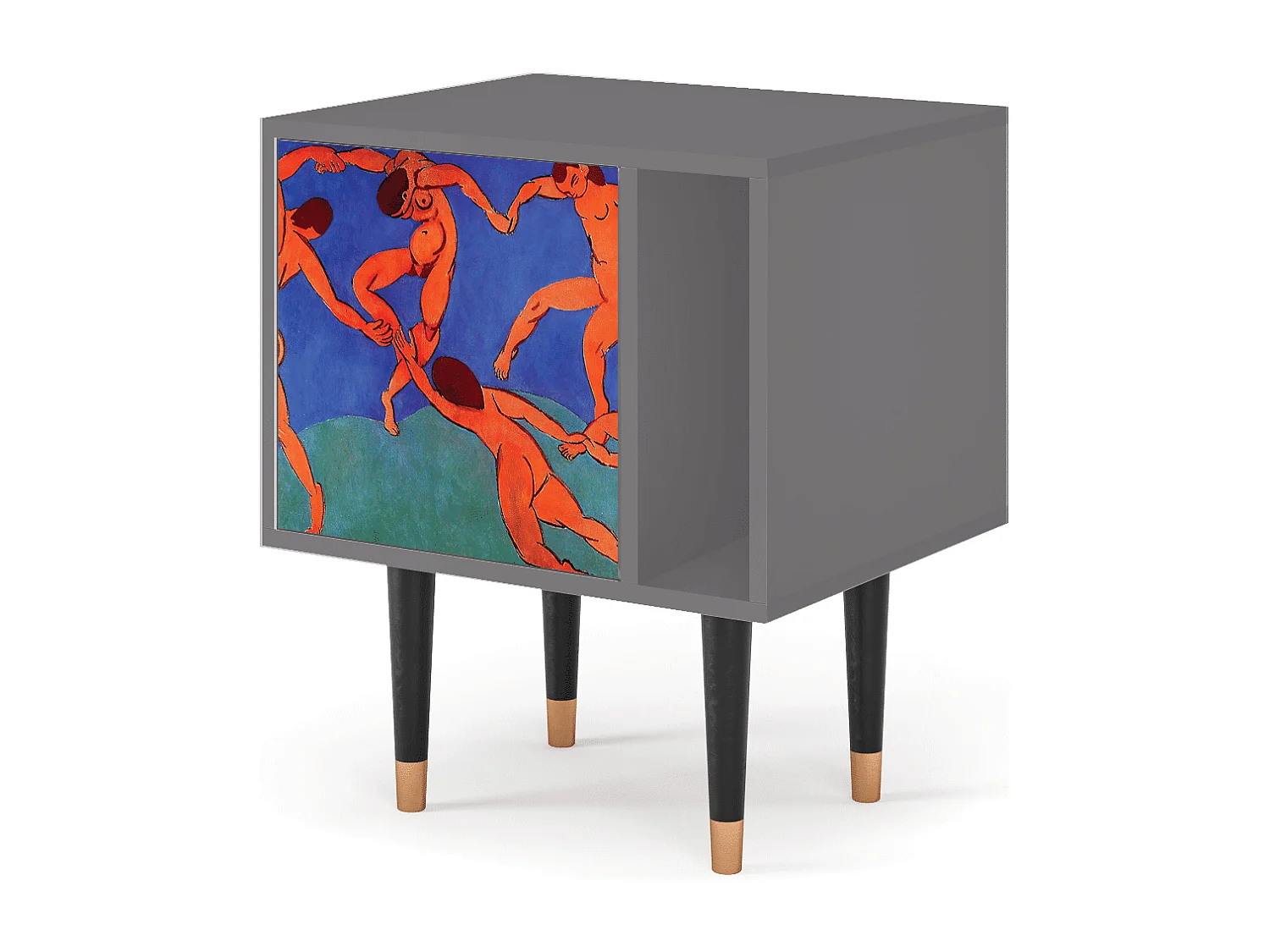 Nachtkastje - 57х69х48 cm - S2 - The Dance by Matisse , Grijs
