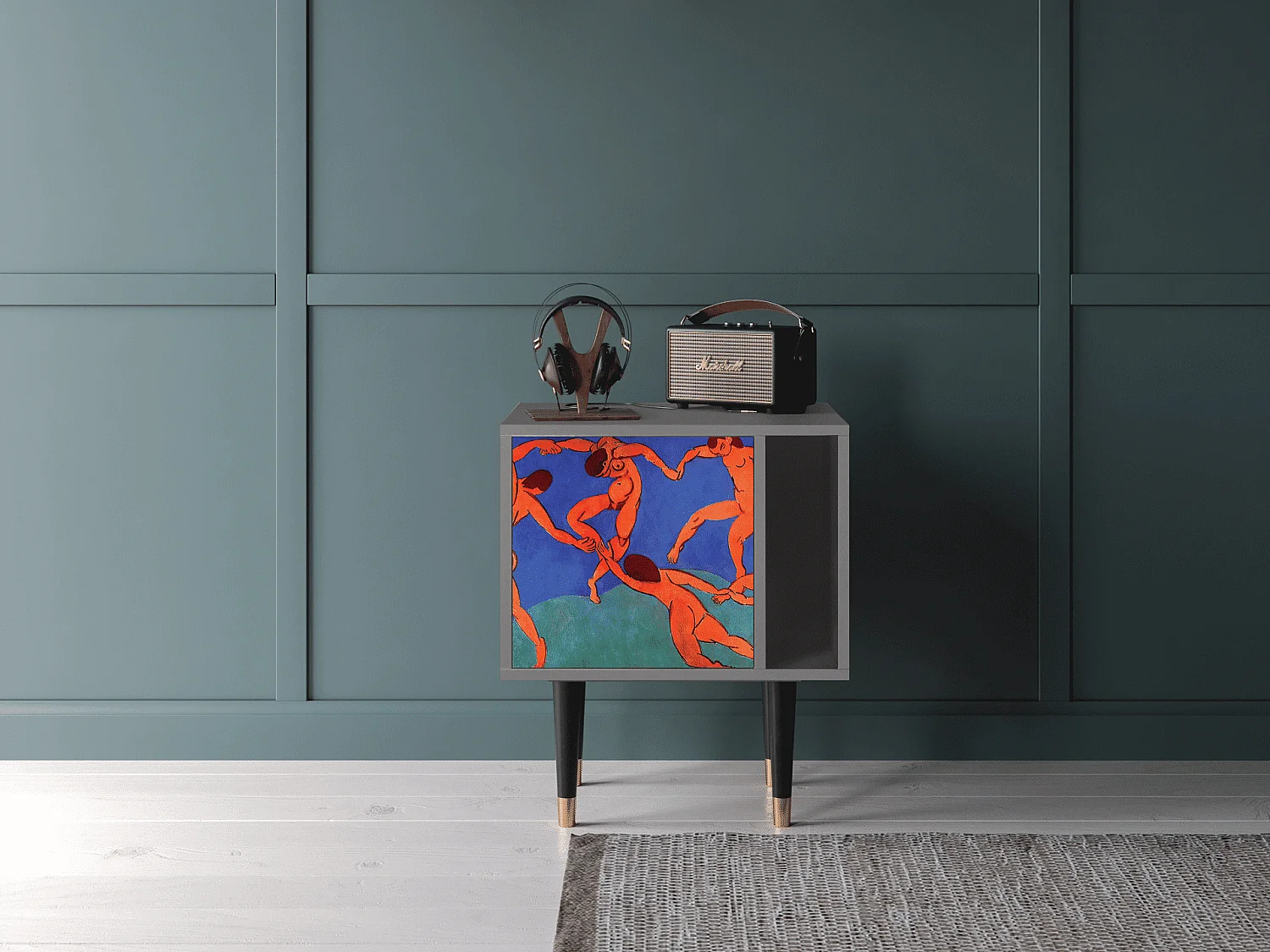 Table de nuit - 57х69х48 cm - S2 - The Dance by Matisse , Gris