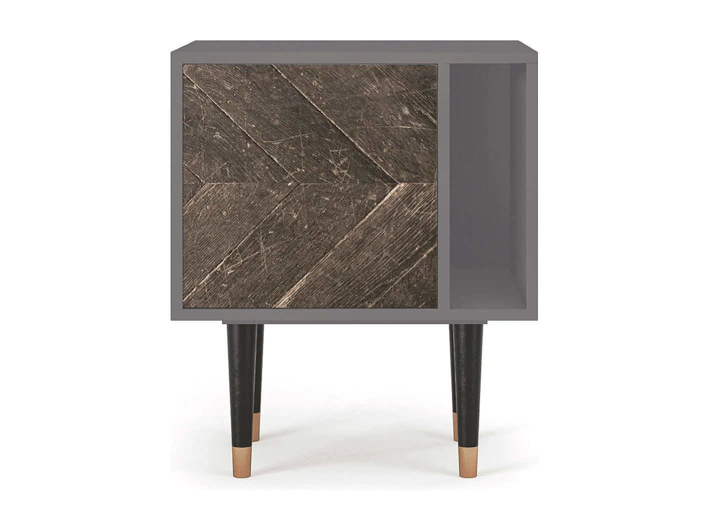 Table de nuit - 57х69х48 cm - S2 - Wise Tree, Gris