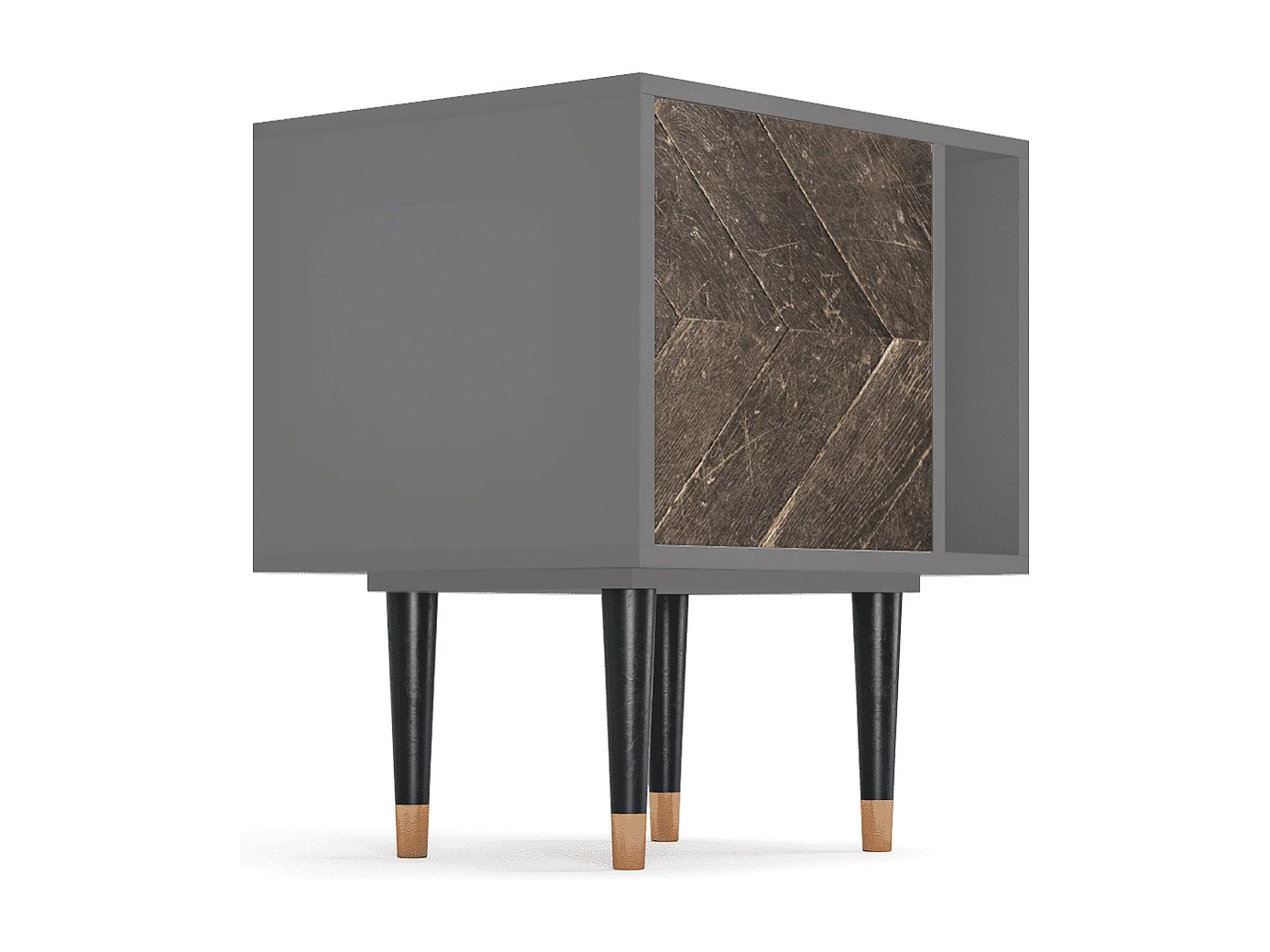 Table de nuit - 57х69х48 cm - S2 - Wise Tree, Gris