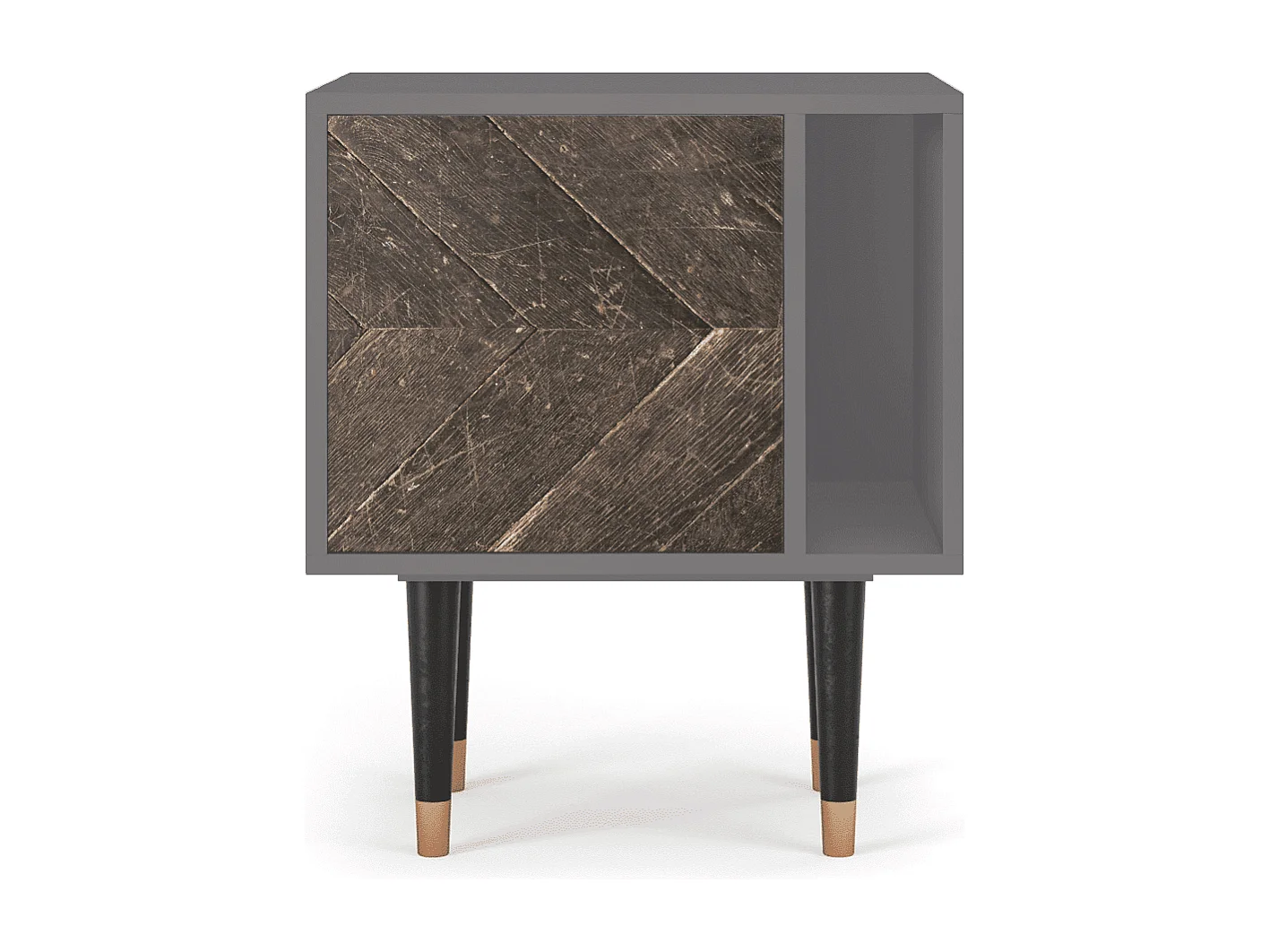 Comodino - 57х69х48 cm - S2 - Wise Tree, Grigio