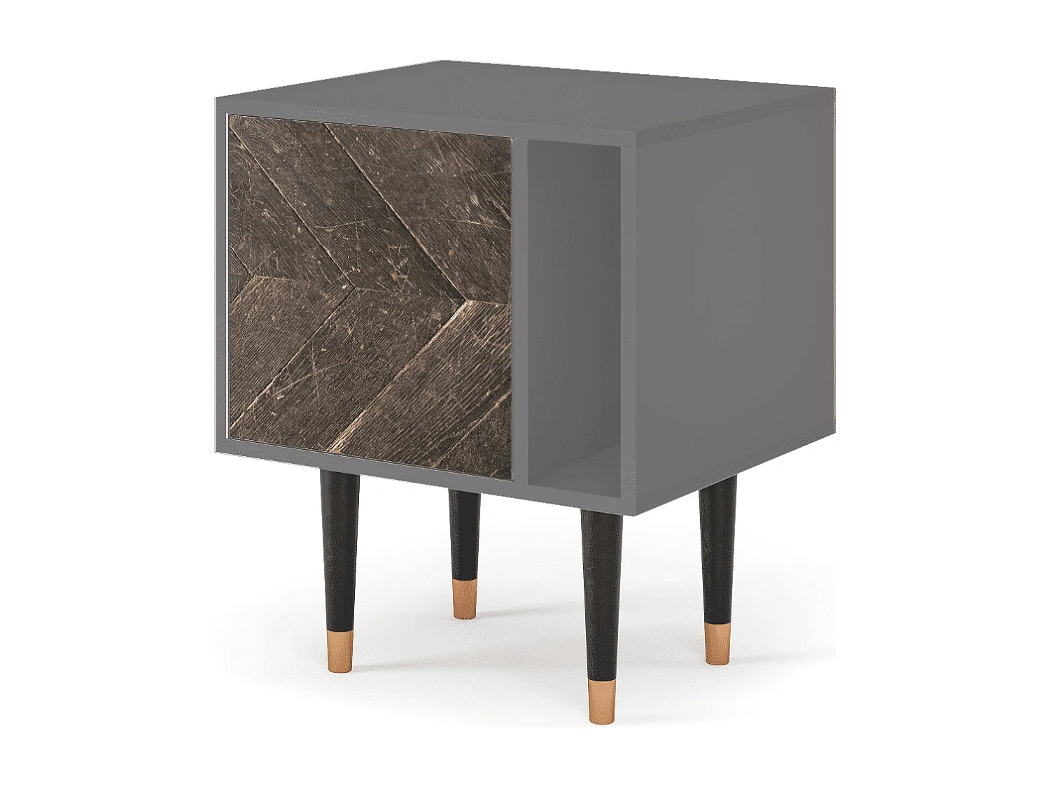 Comodino - 57х69х48 cm - S2 - Wise Tree, Grigio