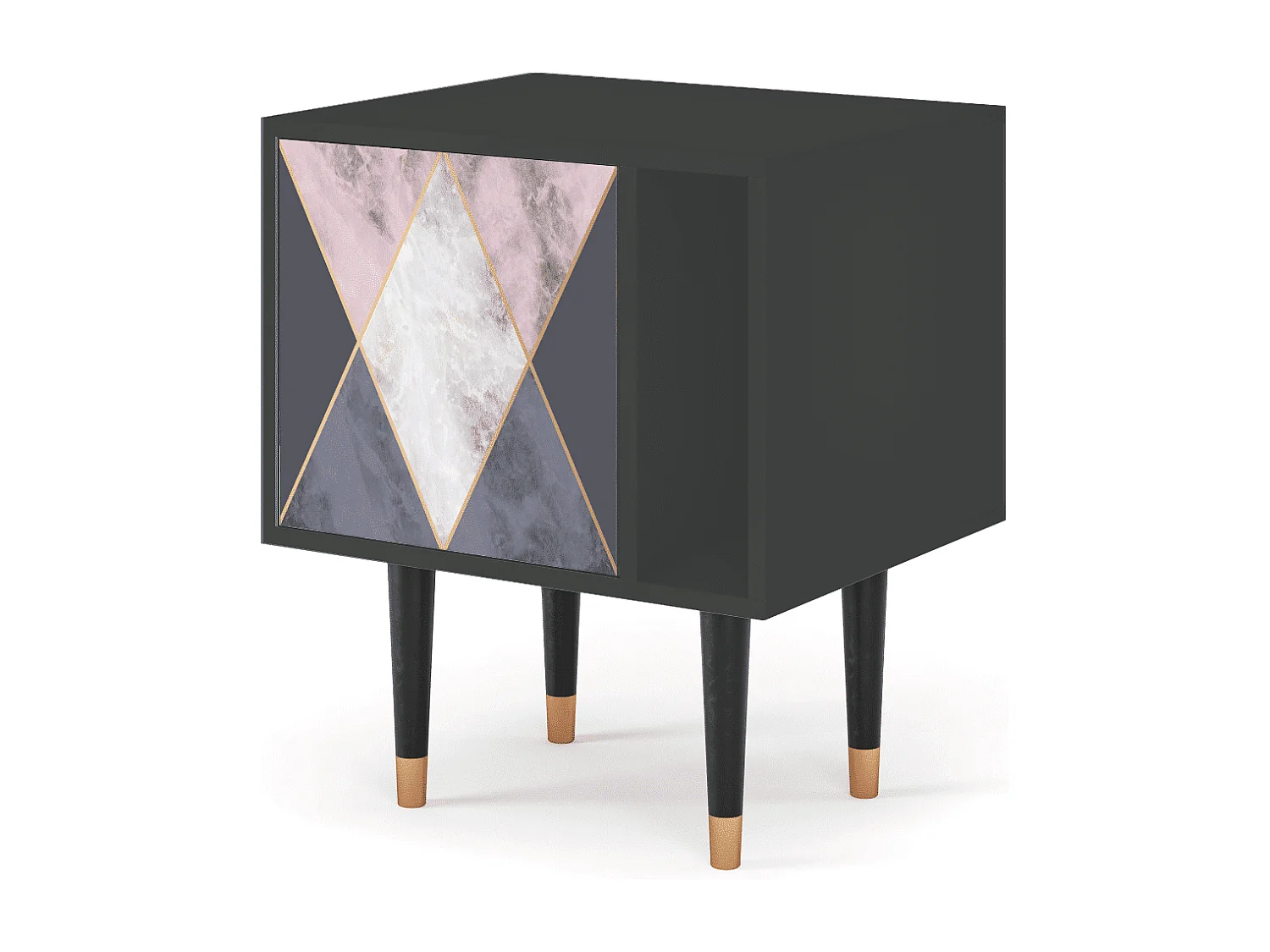 Table de nuit - 57х69х48 cm - S2 - Ideal Harmony, Anthracite