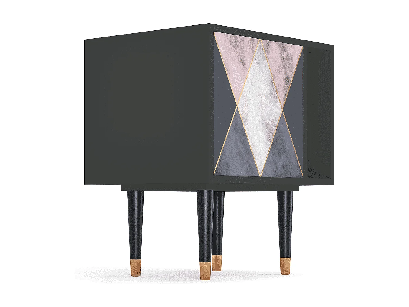 Table de nuit - 57х69х48 cm - S2 - Ideal Harmony, Anthracite