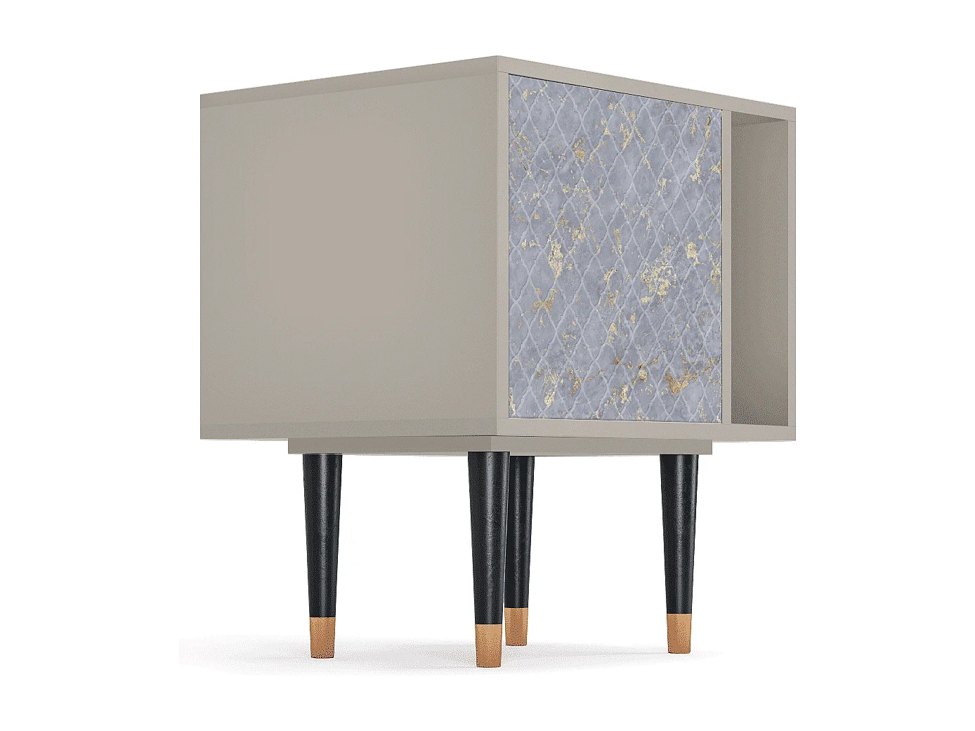 Table de nuit - 57х69х48 cm - S2 - Golden Smoke, Sable