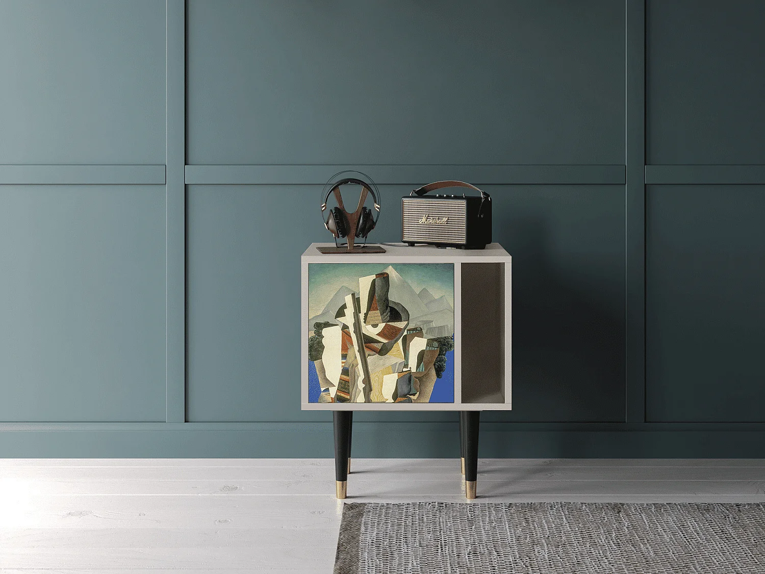 Table de nuit - 57х69х48 cm - S2 - The Cubist Paintings , Sable