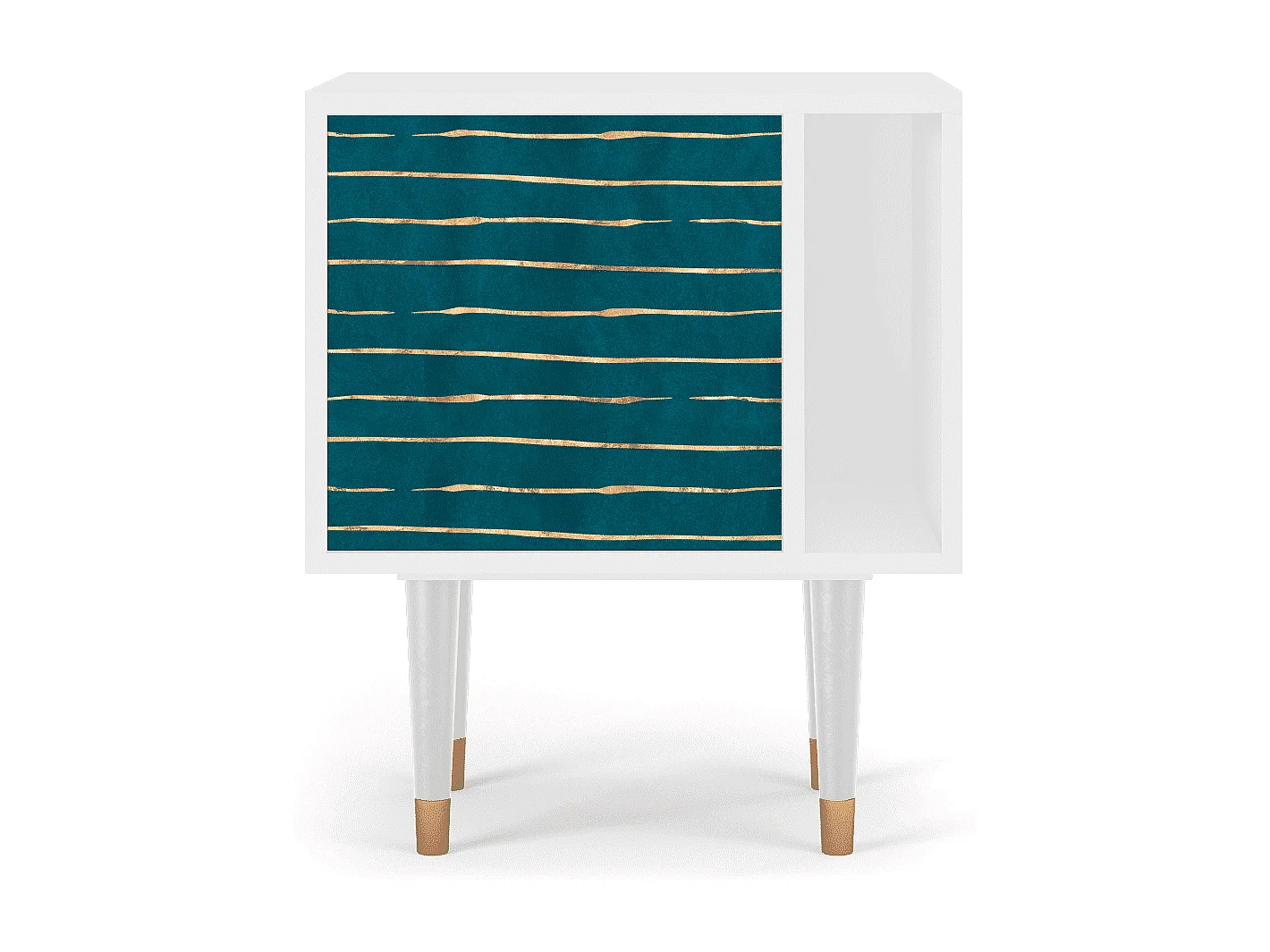 Comodino - 57х69х48 cm - S2 - Ocean Drive, Bianco