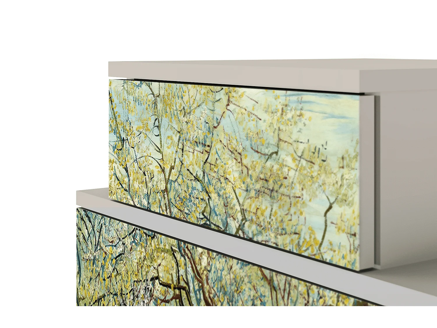 Criado-mudo - 58х58х41 cm - NS1 - The Branco Orchard, Areia