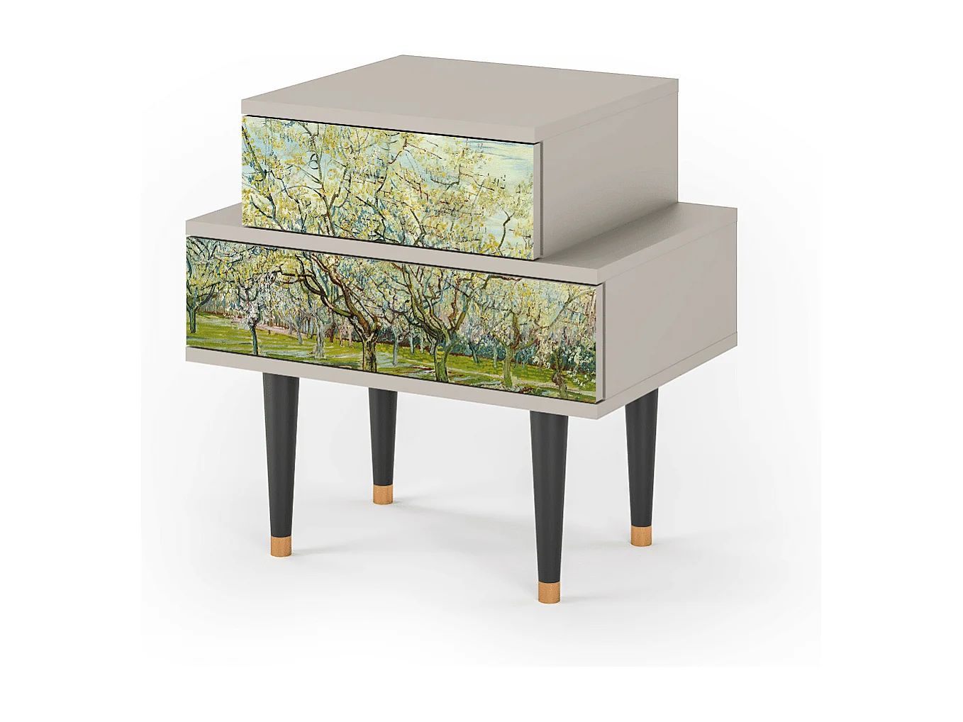 Nachtkastje - 58х58х41 cm - NS1 - The Wit Orchard, Zand