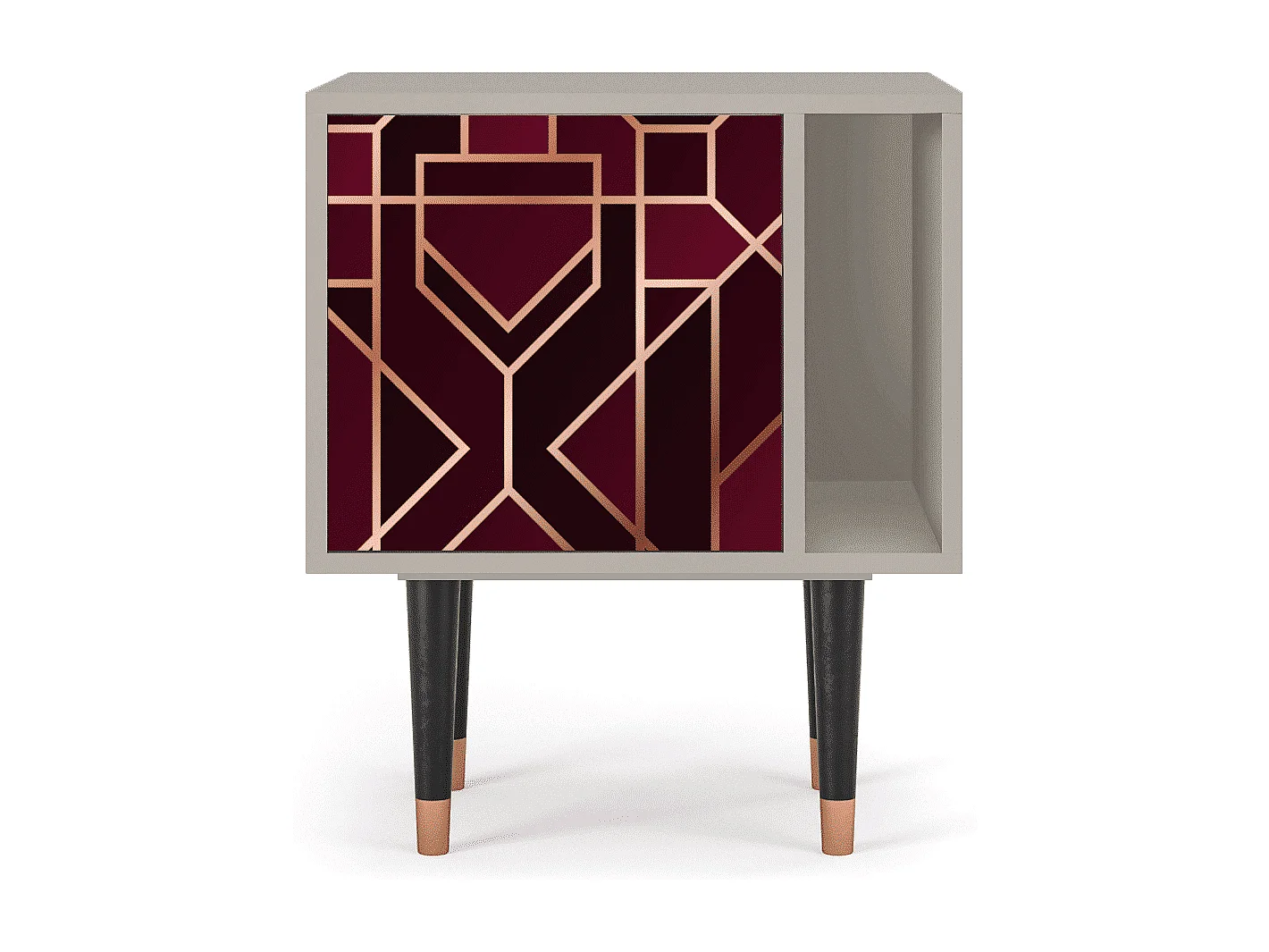 Nachtkastje - 57х69х48 cm - S2 - Burgundy Jewelery, Zand