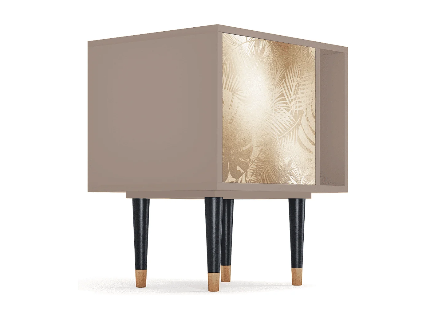 Stolik nocny - 57х69х48 cm - S2 - Plant of the Dessert, Latte