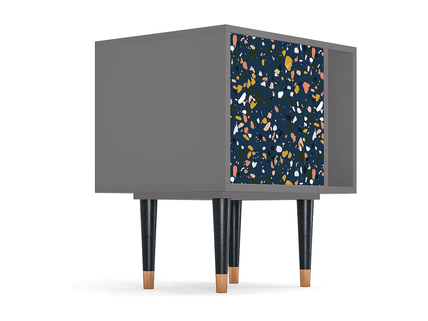 Comodino - 57х69х48 cm - S2 - Night Sky Langhterns, Grigio