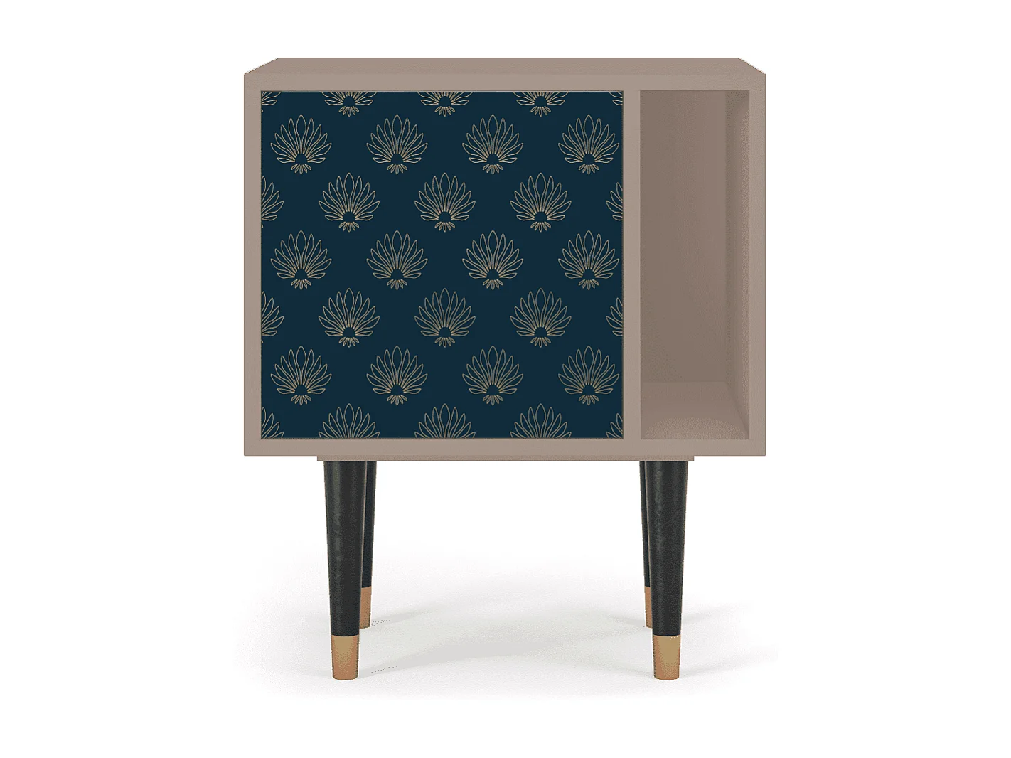 Table de nuit - 57х69х48 cm - S2 - Blue Lotus, Latte