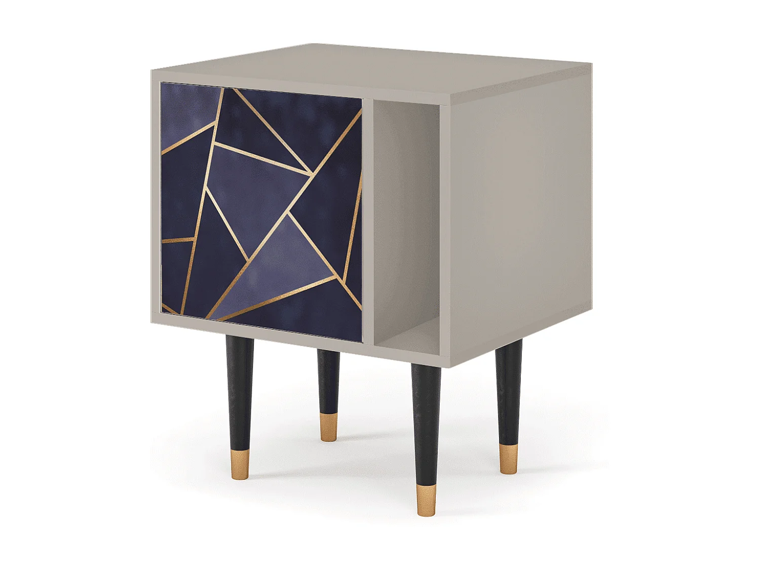 Table de nuit - 57х69х48 cm - S2 - The Amethyst, Sable