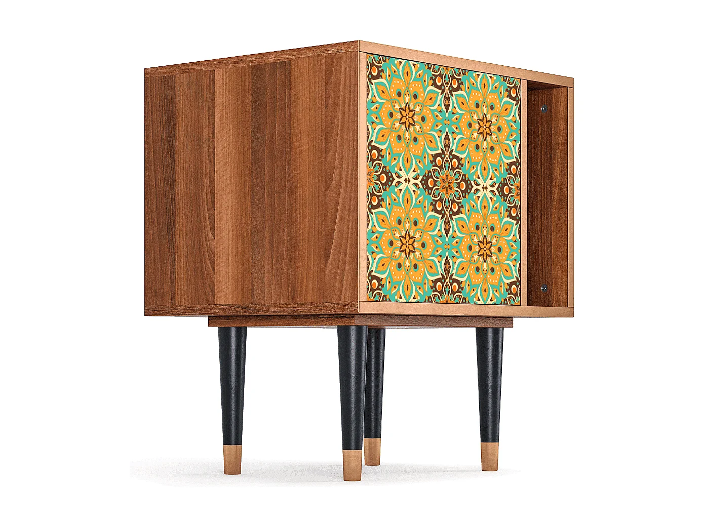 Table de nuit - 57х69х48 cm - S2 - Indian Spices, Noyer