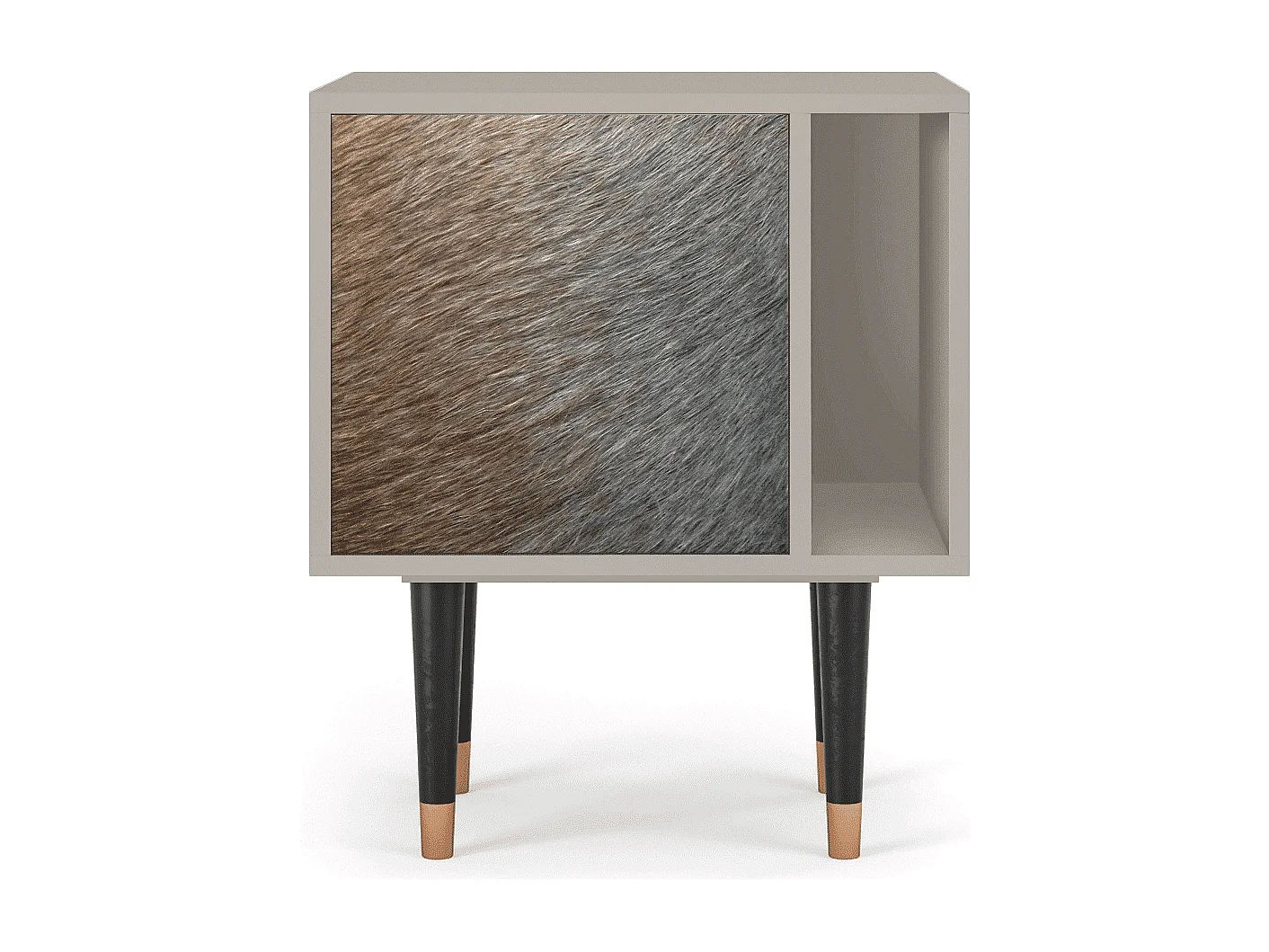 Nachtkastje - 57х69х48 cm - S2 - Peanut Hair, Zand