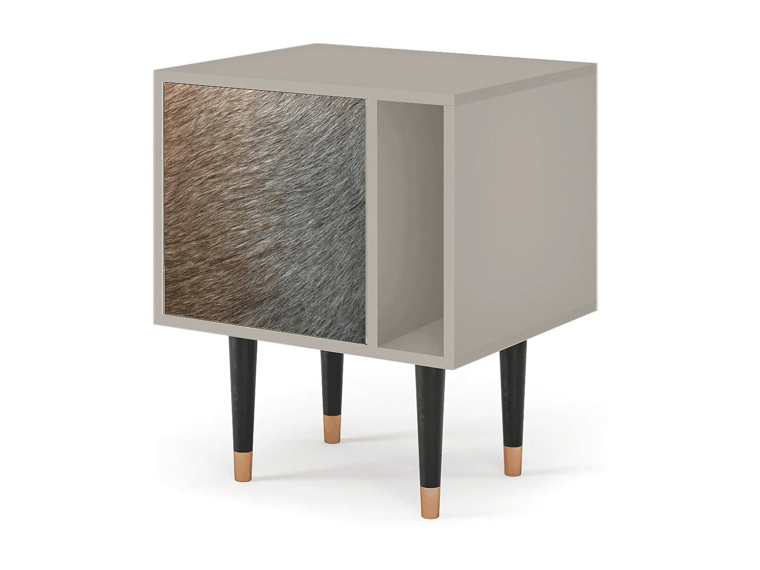 Nachtkastje - 57х69х48 cm - S2 - Peanut Hair, Zand