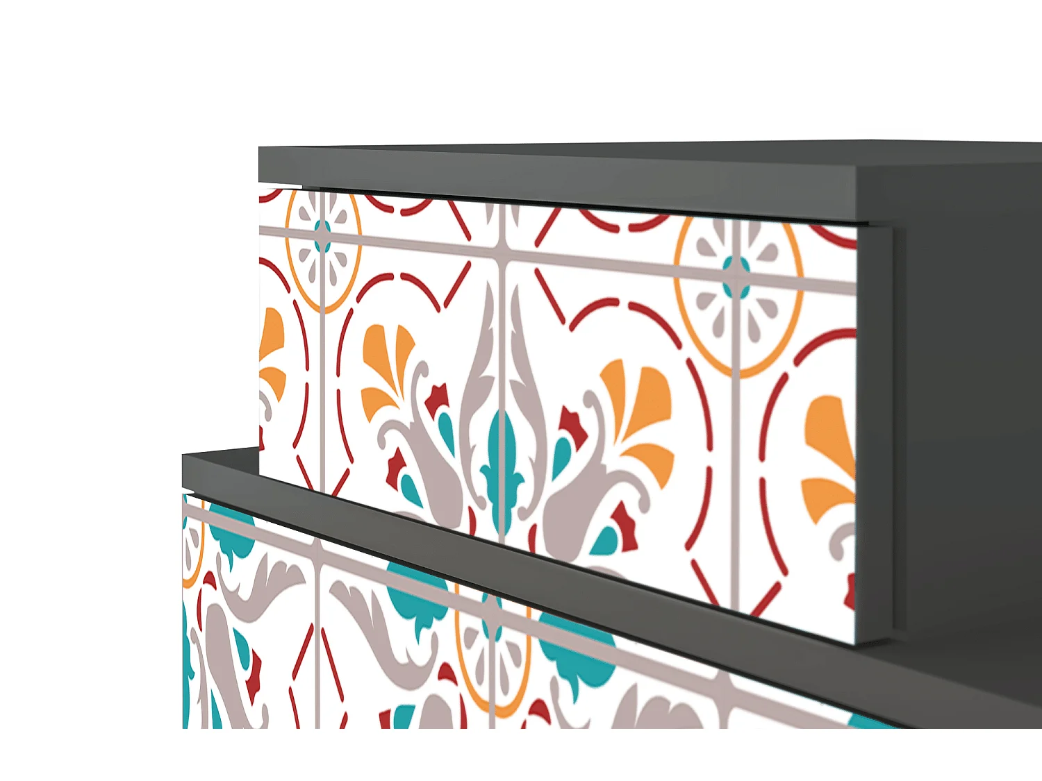 Criado-mudo - 58х58х41 cm - NS1 - Spring Ceramics, Antracite