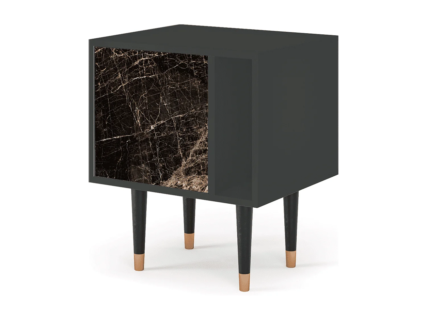 Table de nuit - 57х69х48 cm - S2 - Night Abyss, Anthracite