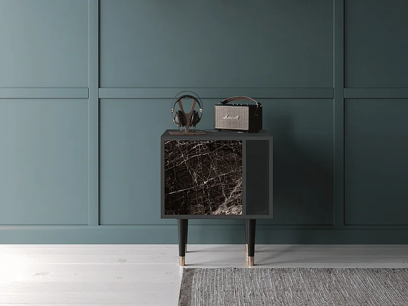 Stolik nocny - 57х69х48 cm - S2 - Night Abyss, Antracyt