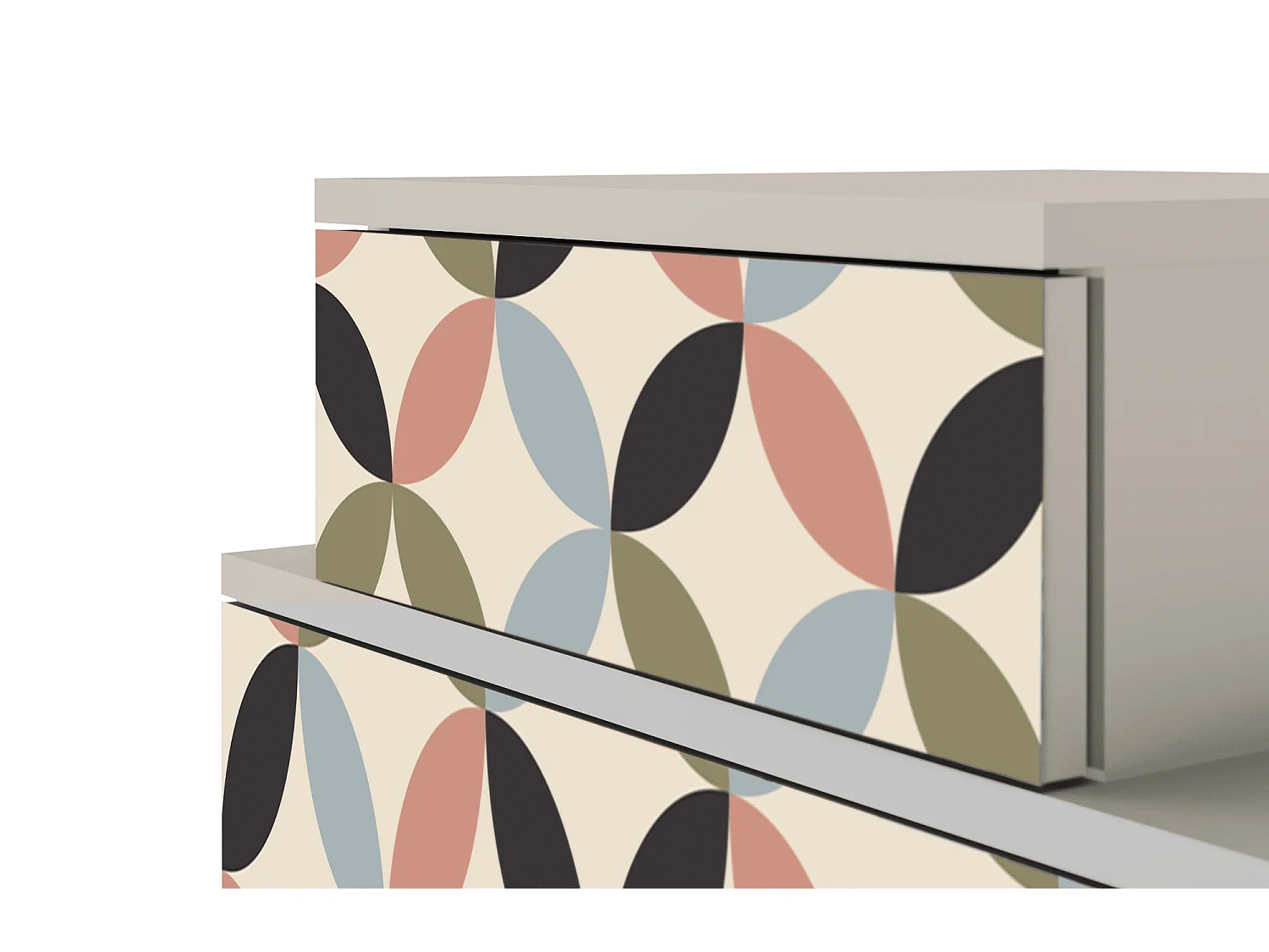 Criado-mudo - 58х58х41 cm - NS1 - Butterfly Effect, Areia