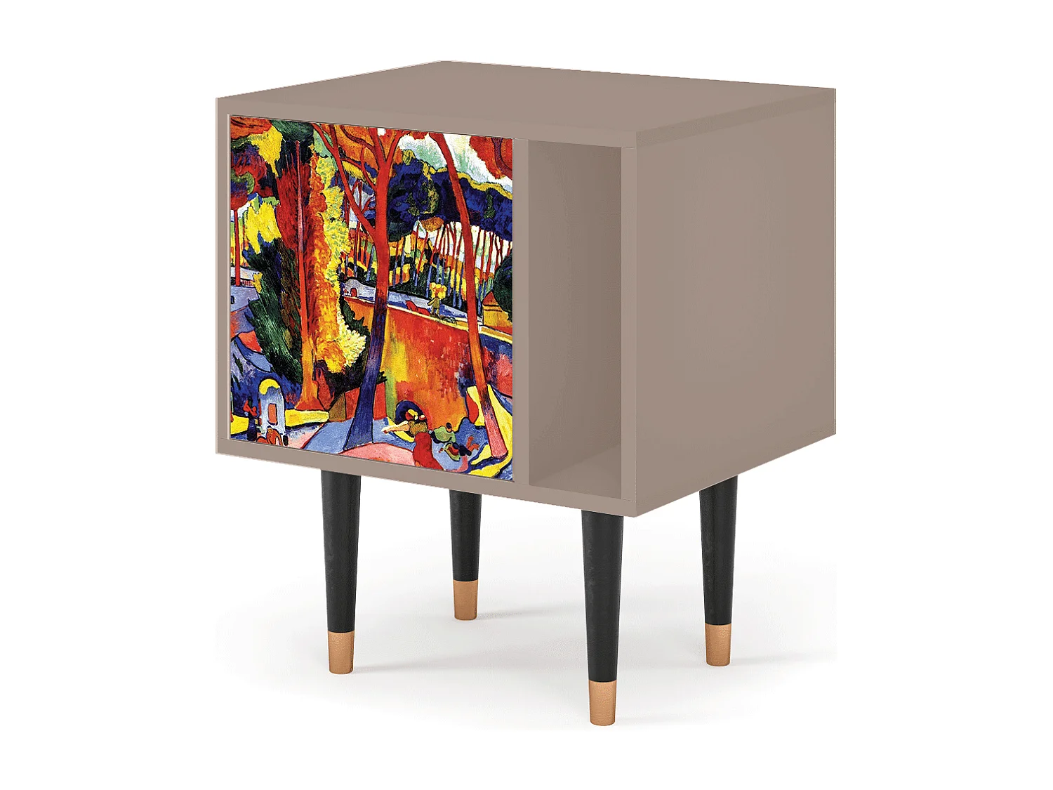 Table de nuit - 57х69х48 cm - S2 - The Turning Road, Latte