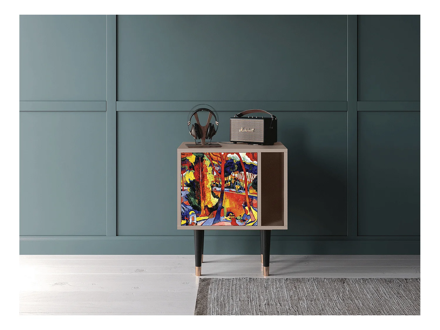 Nachttisch - 57х69х48 cm - S2 - The Turning Road, Latte