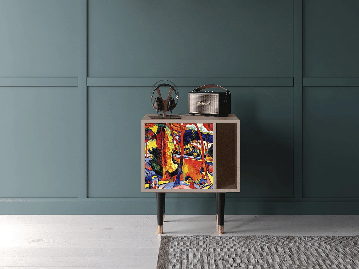 Table de nuit - 57х69х48 cm - S2 - The Turning Road, Latte