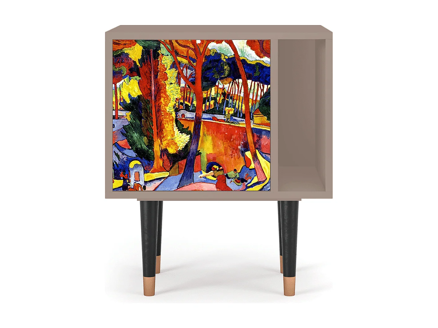 Table de nuit - 57х69х48 cm - S2 - The Turning Road, Latte