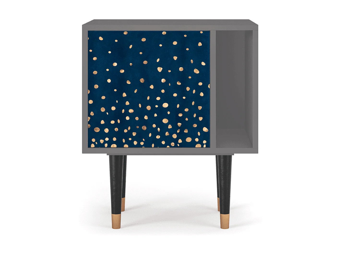 Criado-mudo - 57х69х48 cm - S2 - Night Skies, Cinza