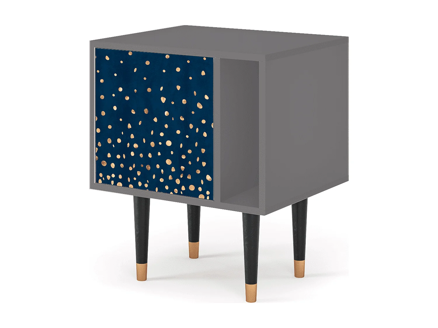 Criado-mudo - 57х69х48 cm - S2 - Night Skies, Cinza