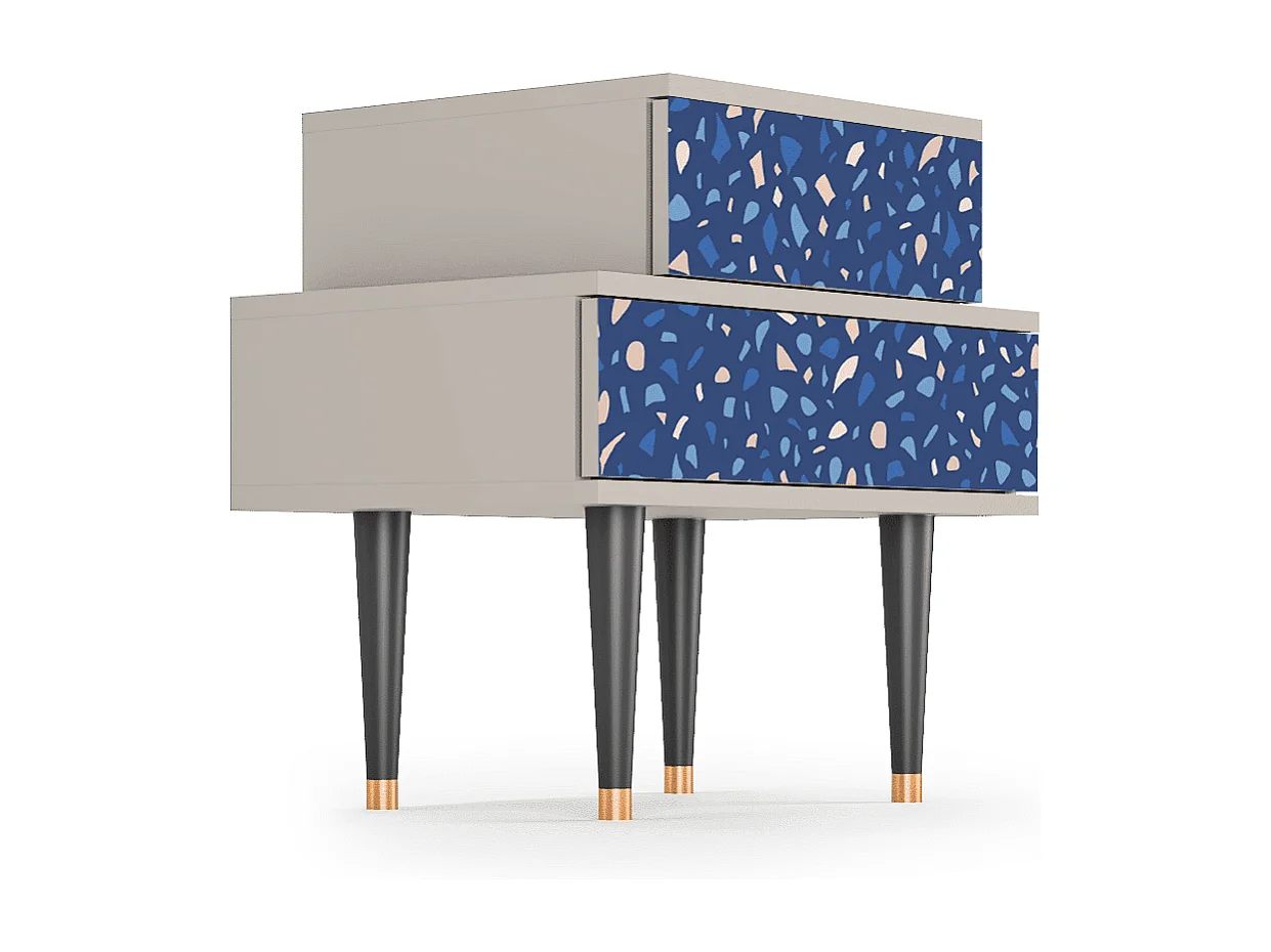 Table de nuit - 58х58х41 cm - NS1 - Soap Whirpool, Sable