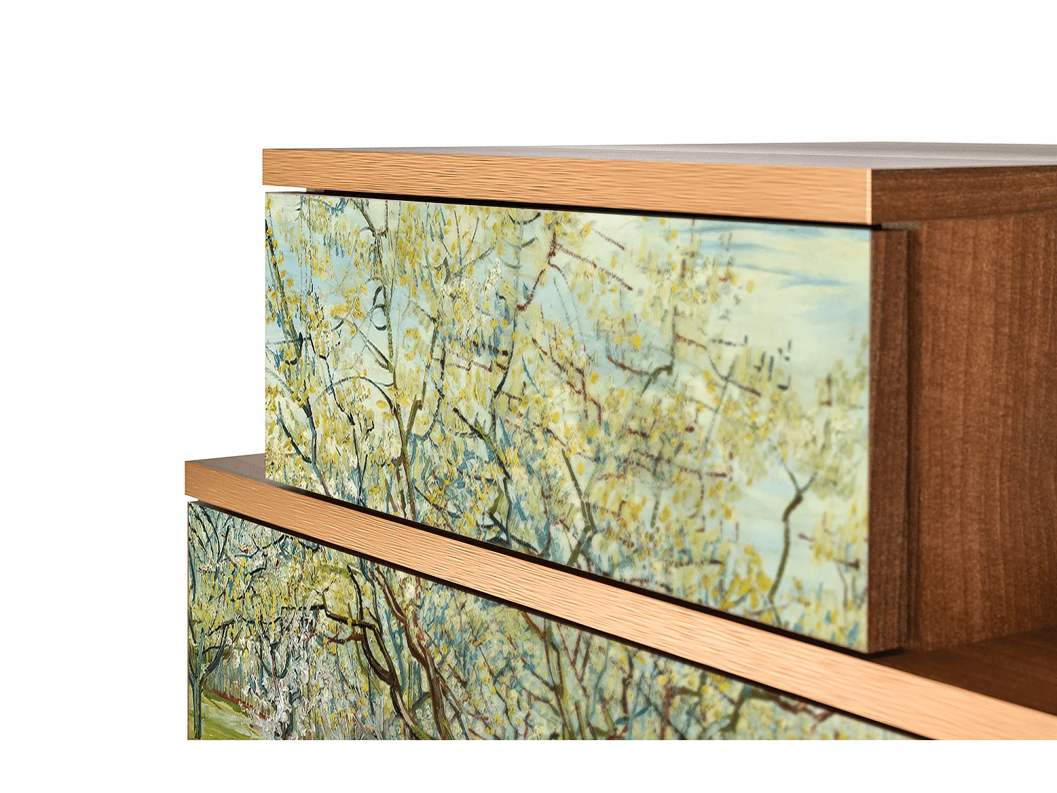 Nachtkastje - 58х58х41 cm - NS1 - The Wit Orchard, Walnoot