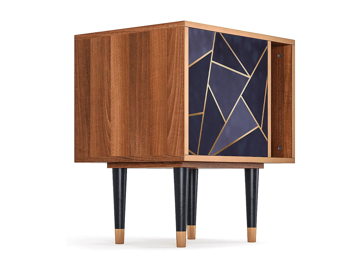 Table de nuit - 57х69х48 cm - S2 - The Amethyst, Noyer