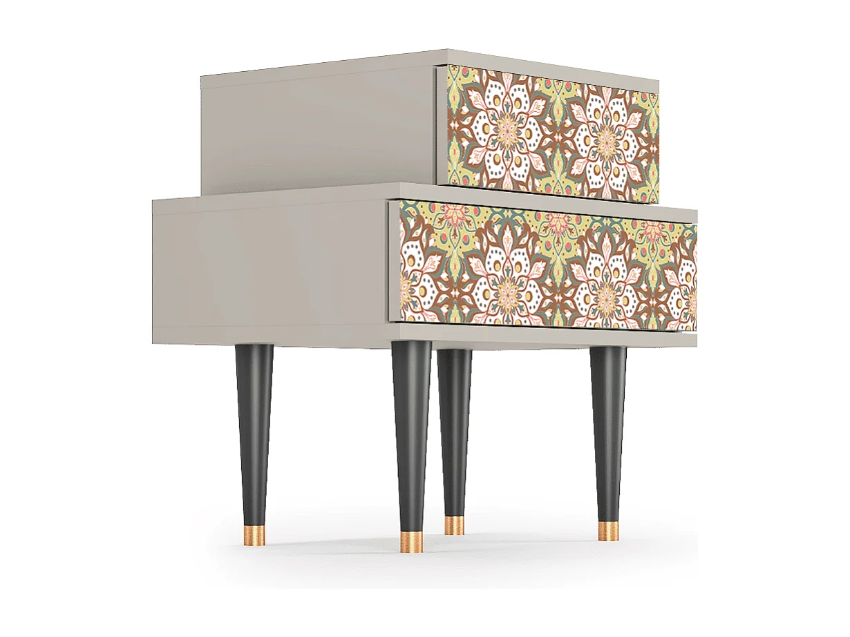 Nachtkastje - 58х58х41 cm - NS1 - Chinese Tea, Zand