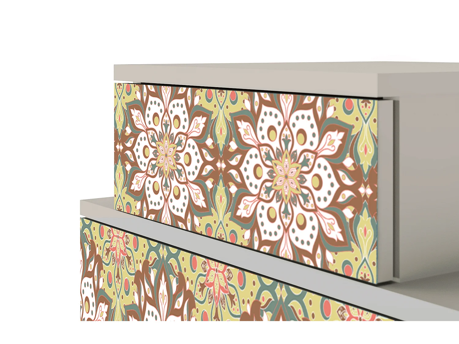 Nachtkastje - 58х58х41 cm - NS1 - Chinese Tea, Zand