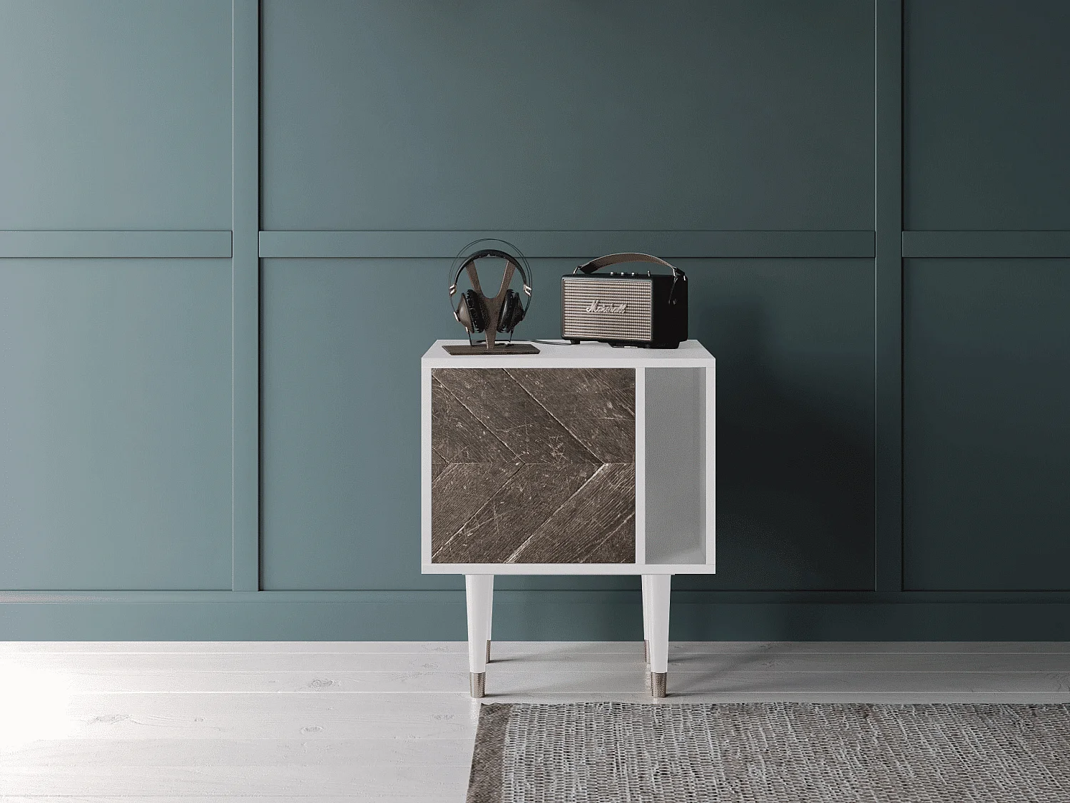 Comodino - 57х69х48 cm - S2 - Wise Tree, Bianco