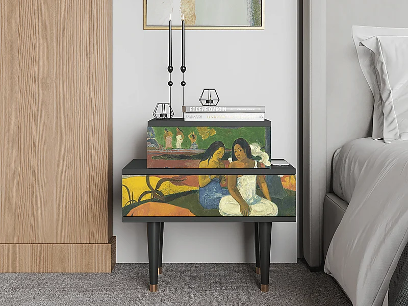 Criado-mudo - 58х58х41 cm - NS1 - Arearea , Antracite