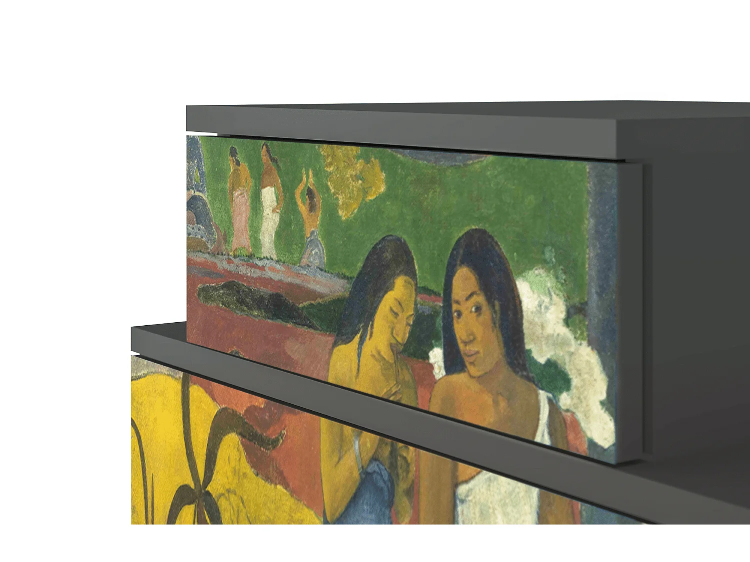 Stolik nocny - 58х58х41 cm - NS1 - Arearea , Antracyt